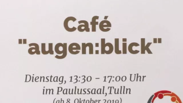 Flyer Café augen_blick